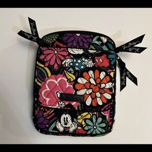 Disney Parks Authentic Vera Bradley Magical Blooms Mickey Mini Crossbody WDW